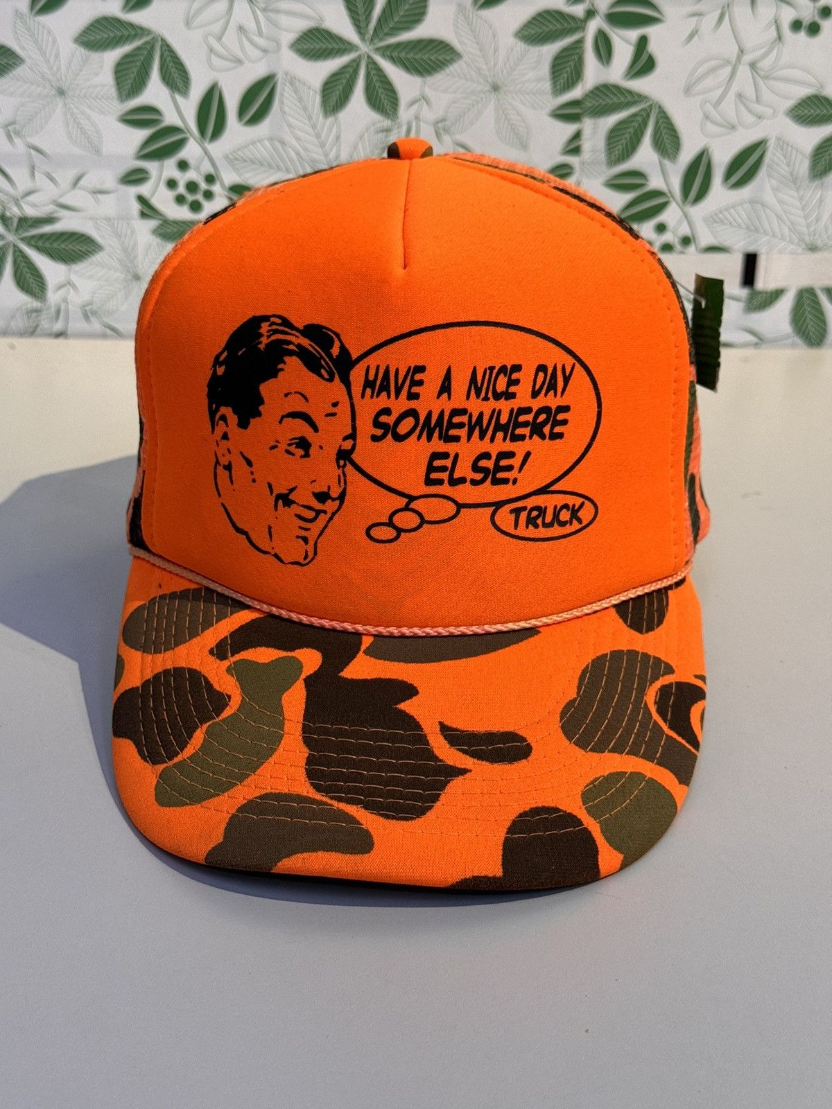 Otto × Vintage Otto Men Thinking Trucker Cap Size ONE SIZE - 1 Thumbnail