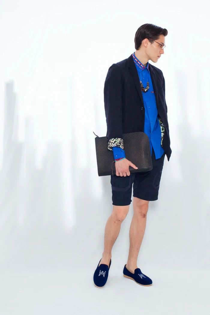 White Mountaineering S/S’14 Linen/Rayon 2B Jacket