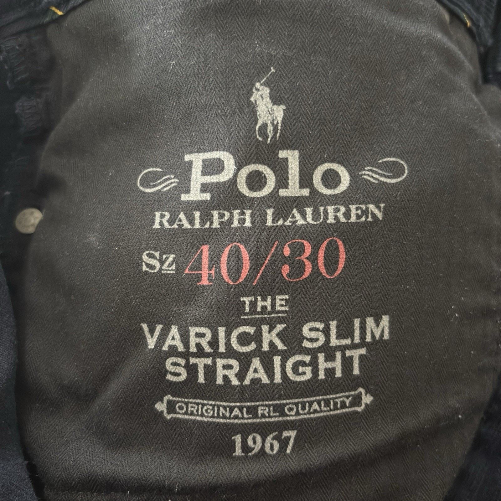 Polo Ralph Lauren Polo Ralph Lauren Pants The Varick Corduroy Blue Men’s 40x30 Size US 40 / EU 56 - 11 Thumbnail
