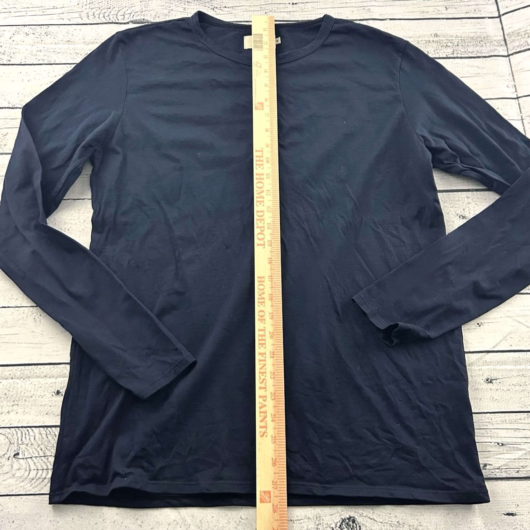Vintage Monadic Long Sleeve Button-Up Henley Shirt Men's M Blue Made in LA Size US M / EU 48-50 / 2 - 3 Thumbnail