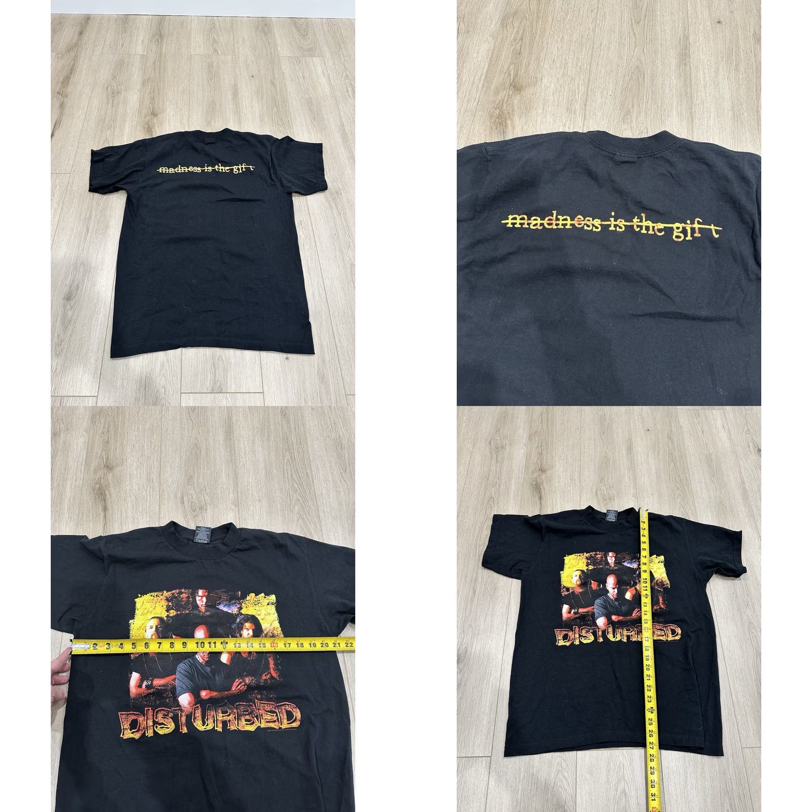 Vintage VINTAGE Giant Shirt Mens L Black 90s Grunge Flames Band Concert Skate Pro Sports Graphic T-Shirt Short Sleeve Crew Neck Size US L / EU 52-54 / 3 - 8 Thumbnail