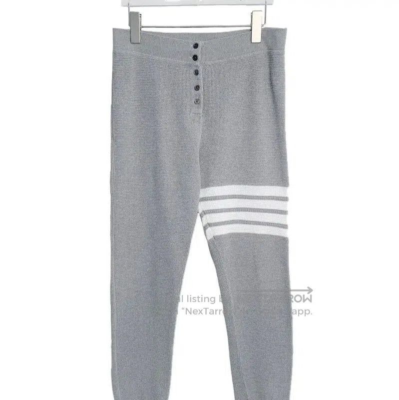 Thom Browne Thom Browne Gray Cotton Casual Pants . Size US 32 / EU 48 - 1 Thumbnail