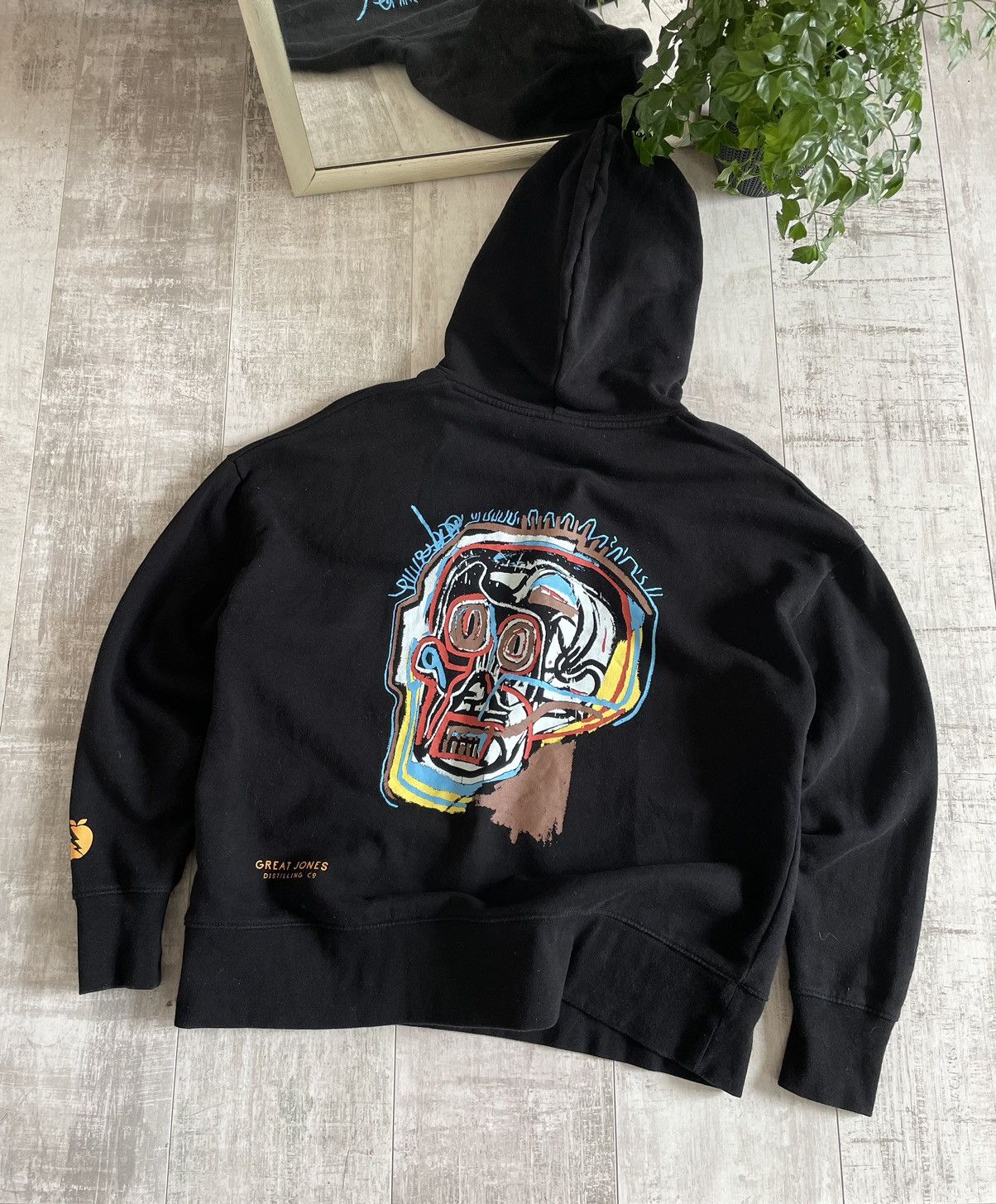 Jean-Michel Basquiat Jean Michel Basquiat x Rome Pays Off Skull Art Hoodie RARE Size US S / EU 44-46 / 1 - 1 Thumbnail
