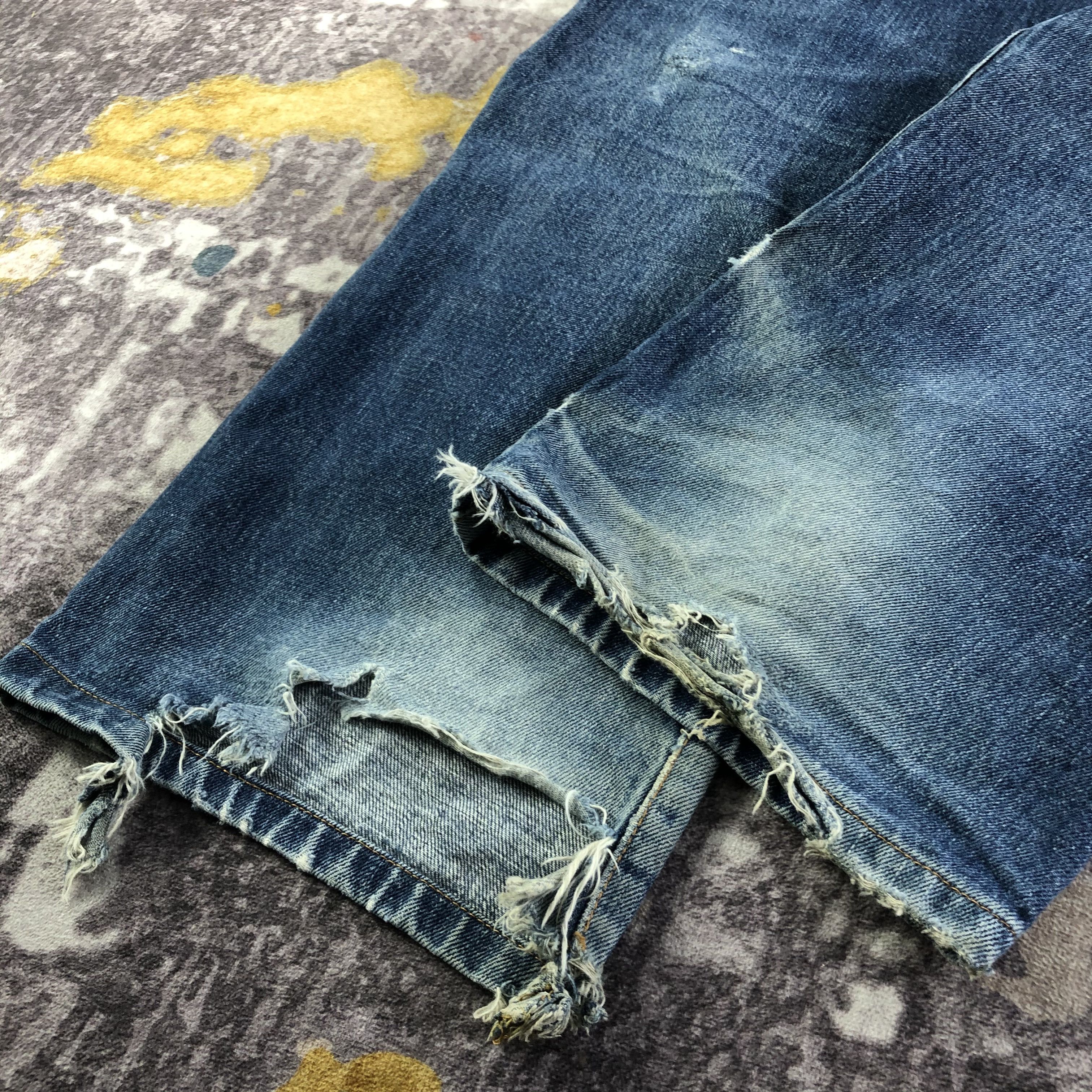 Edwin Vintage Blue Wash Edwin 505 Selvedge Jeans-JM3619 Size US 35 - 4 Thumbnail