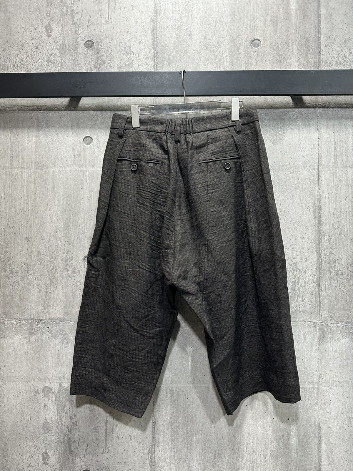 Ziggy Chen SS24 Linen Elongated Shorts Size US 30 / EU 46 - 2 Thumbnail