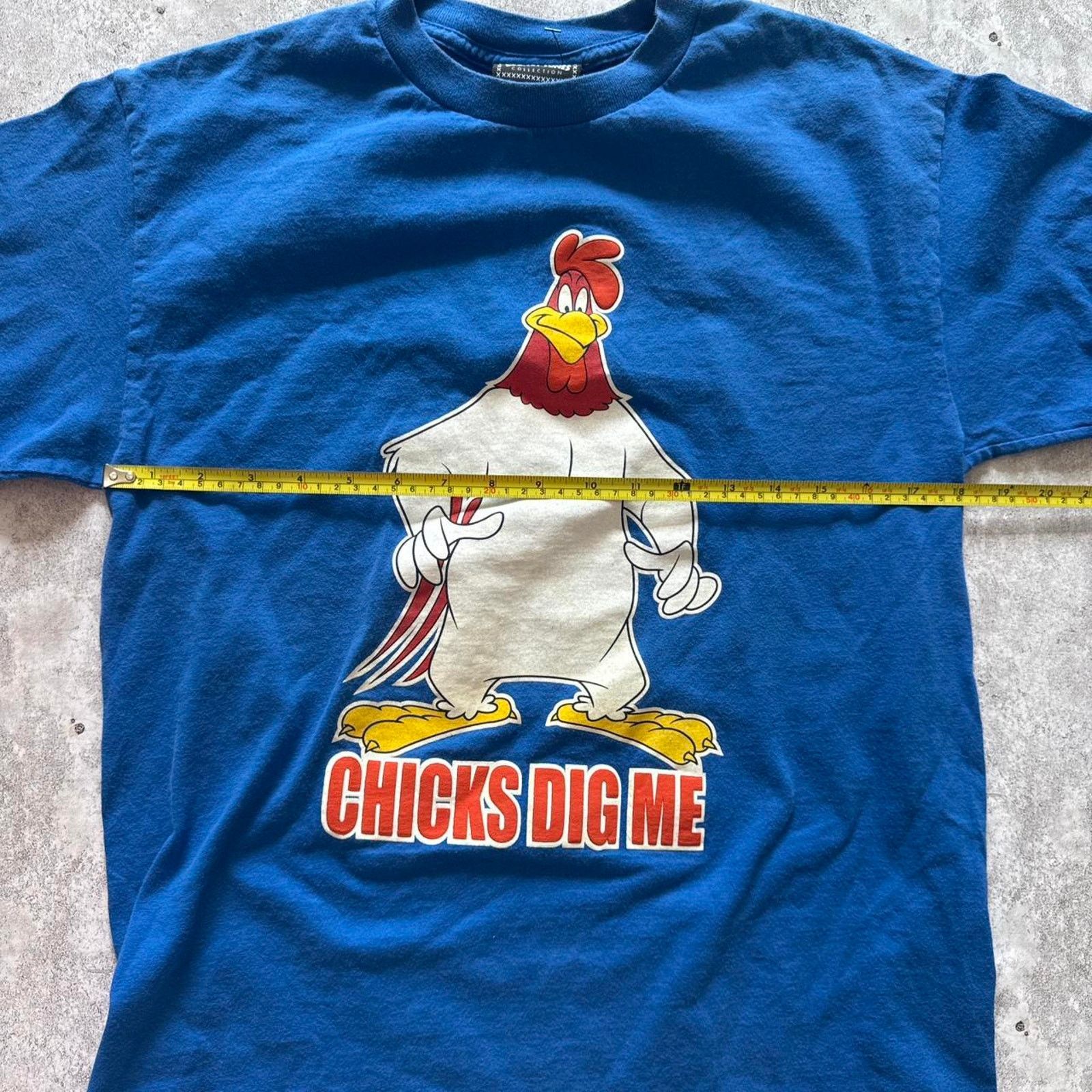 Warner Bros Vintage 90s Looney Tunes Foghorn Leghorn T-Shirt Size Medium Size US M / EU 48-50 / 2 - 5 Thumbnail