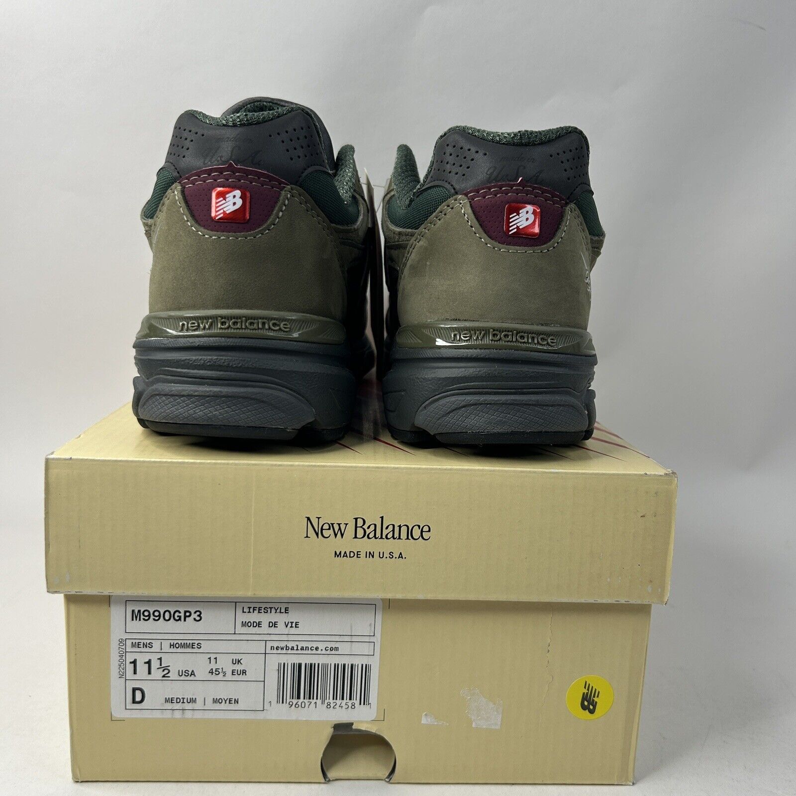 New Balance New Balance X Teddy Saints 990v3 “Green Purple” 2024 Size US 11.5 / EU 44-45 - 4 Thumbnail