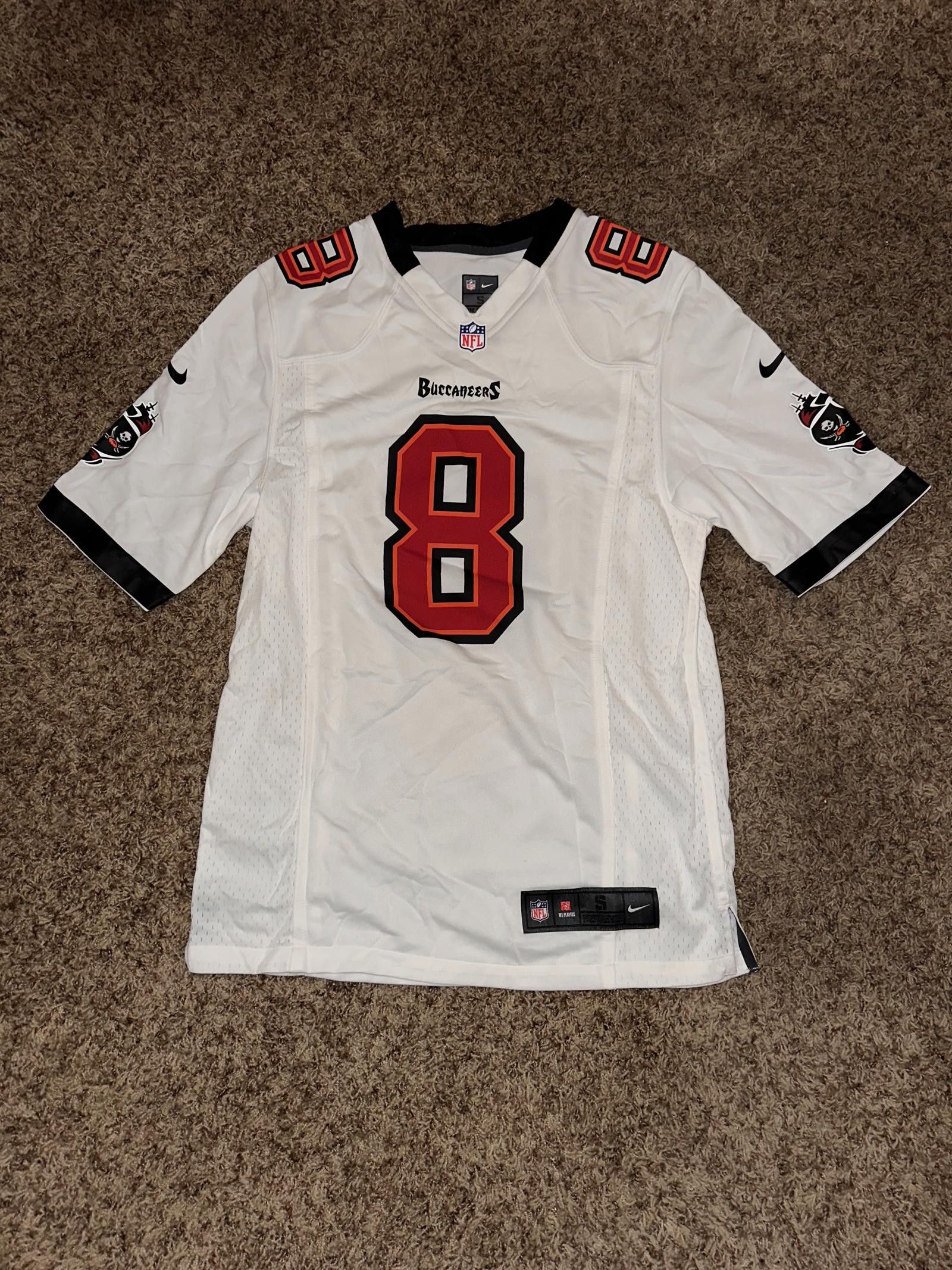 image of Men’S Tampa Bay Buccaneers Mike Glennon Nike White Jersey, Men's (Size Small)