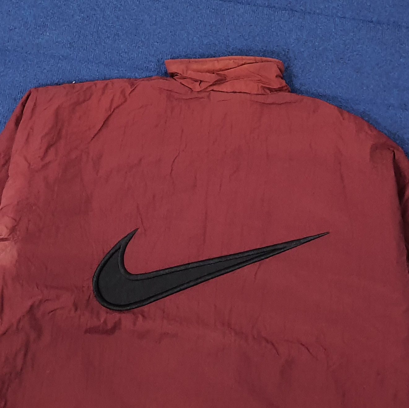 Nike Vintage 90s Nike Reversible Swoosh Jacket C268N10 Size US XL / EU 56 / 4 - 2 Thumbnail