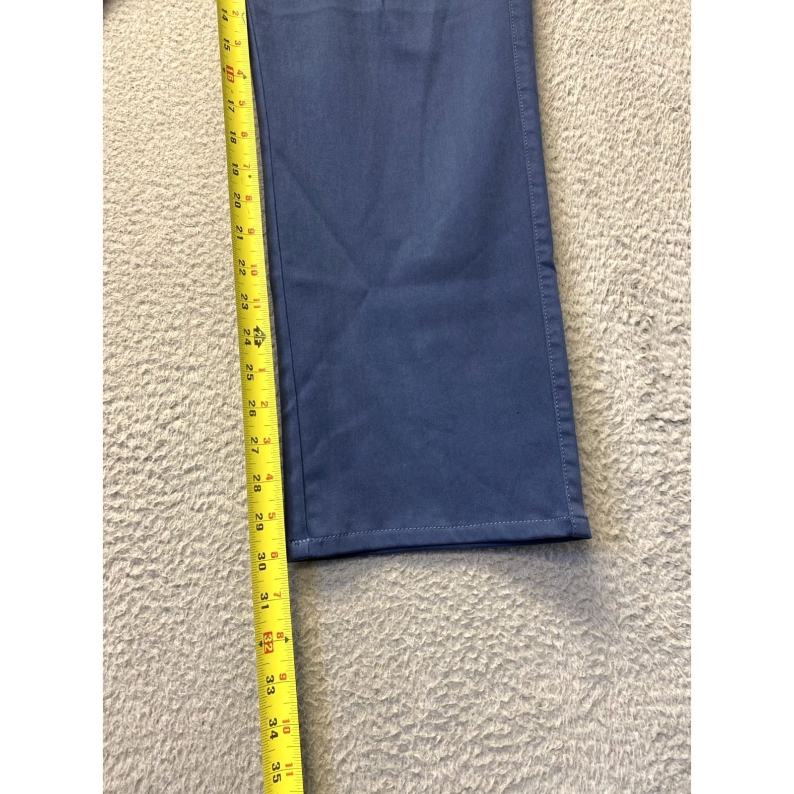 Peter Millar Peter Millar Chino Pants Mens Size 35 Navy Cotton Twill Straight Leg Regular Inseam 30" Crown Crafted Size US 35 - 5 Thumbnail