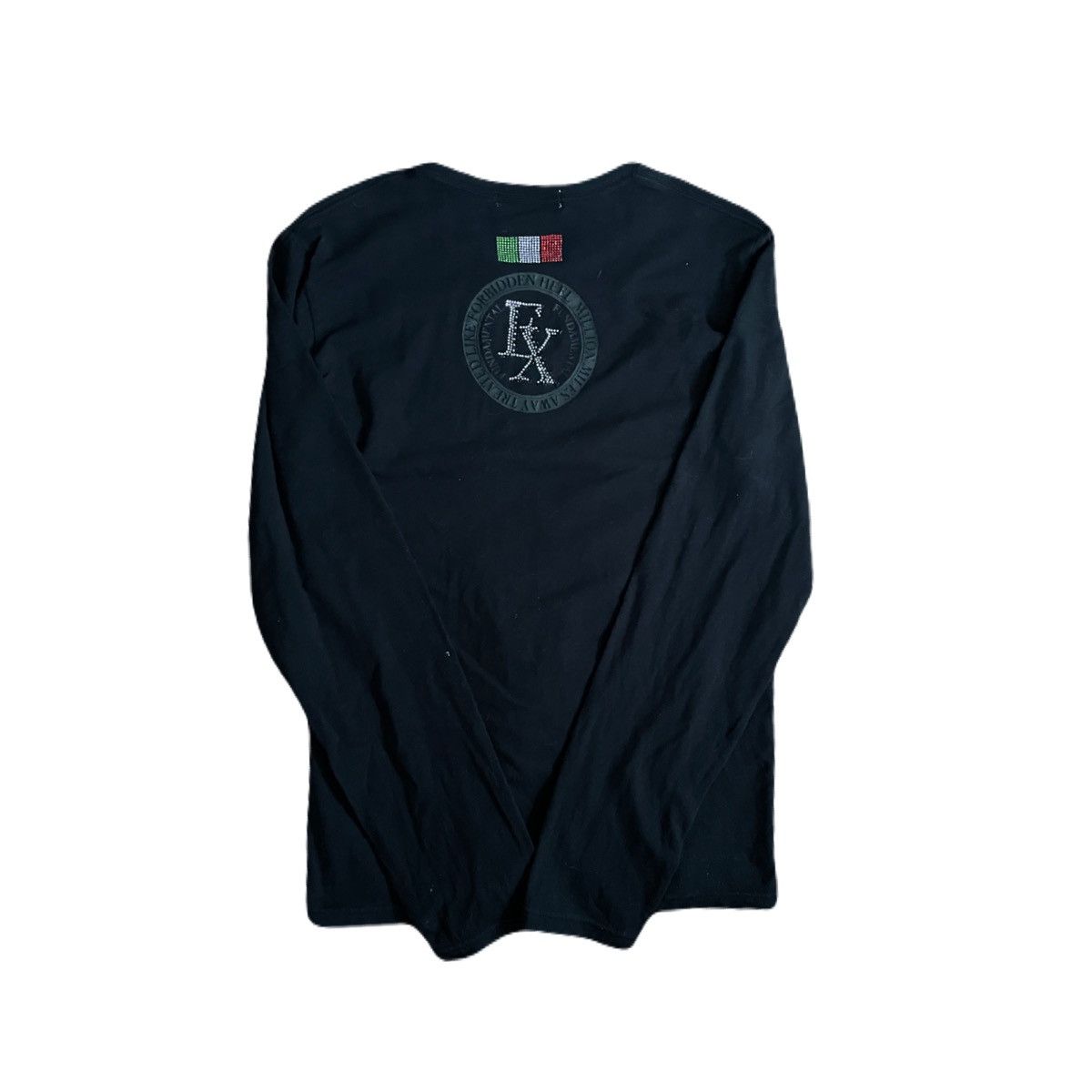 If Six Was Nine 2000s Japanese archive Vkei Rhinestone Poem Long Sleeve Tee Size US S / EU 44-46 / 1 - 4 Thumbnail