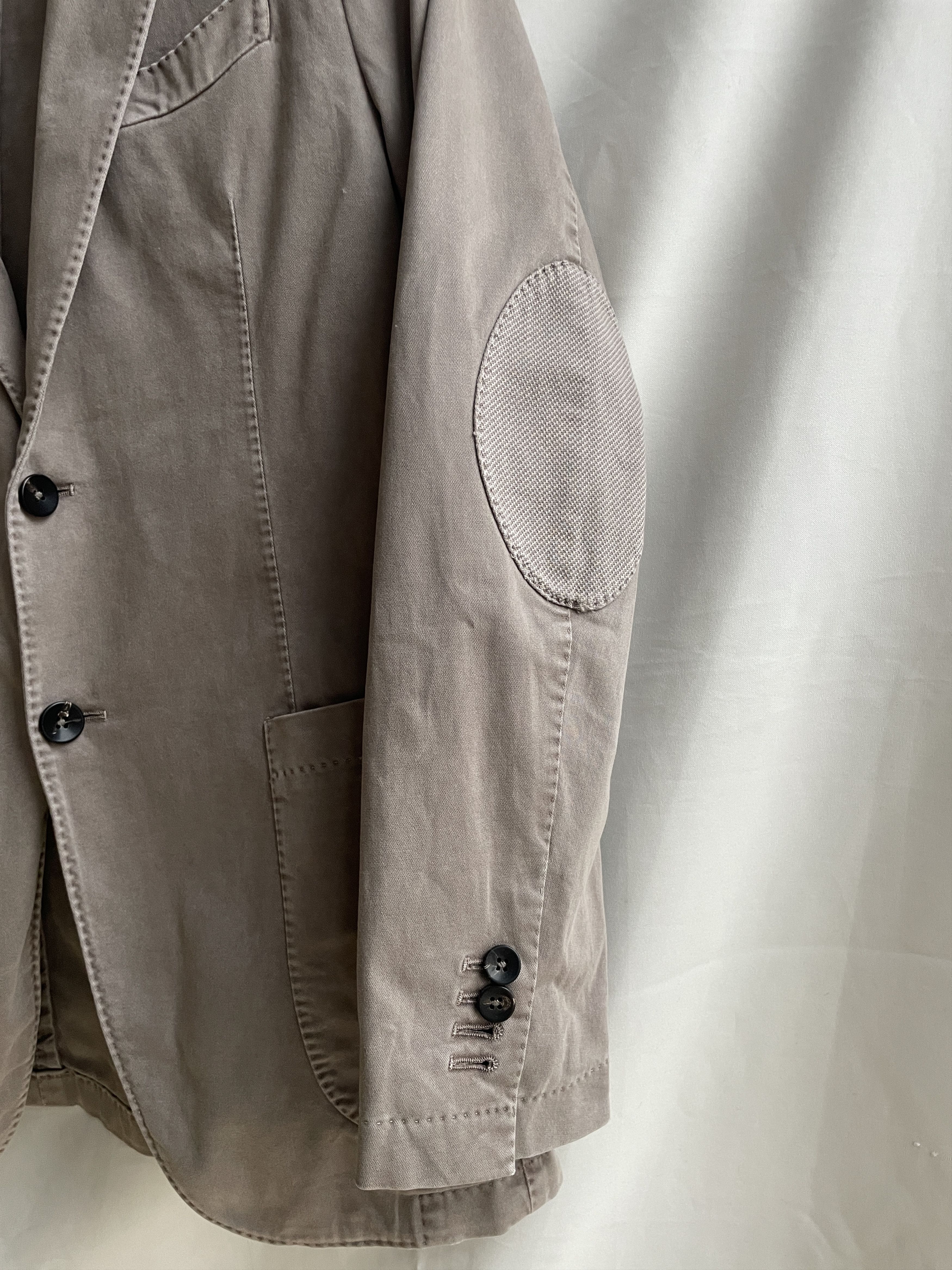 Boggi Boggi MIlano B-Elton Unlined Garment Dyed Cotton Blazer Size 40R - 8 Thumbnail