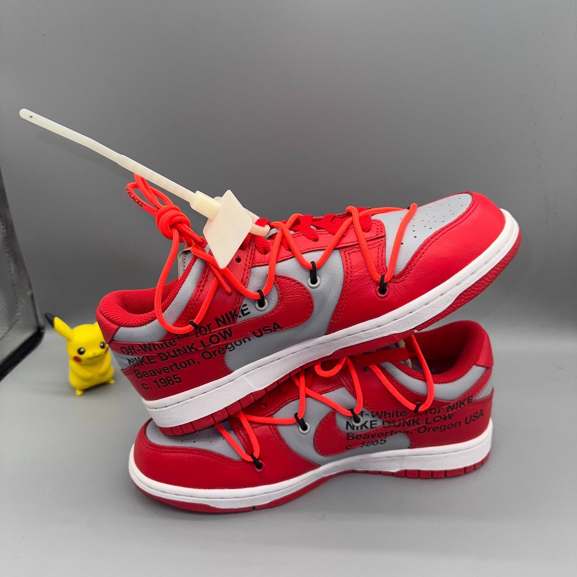 Nike Nike Dunk OW Collaboration Red 39 Size US 8 / IT 38 - 6 Thumbnail