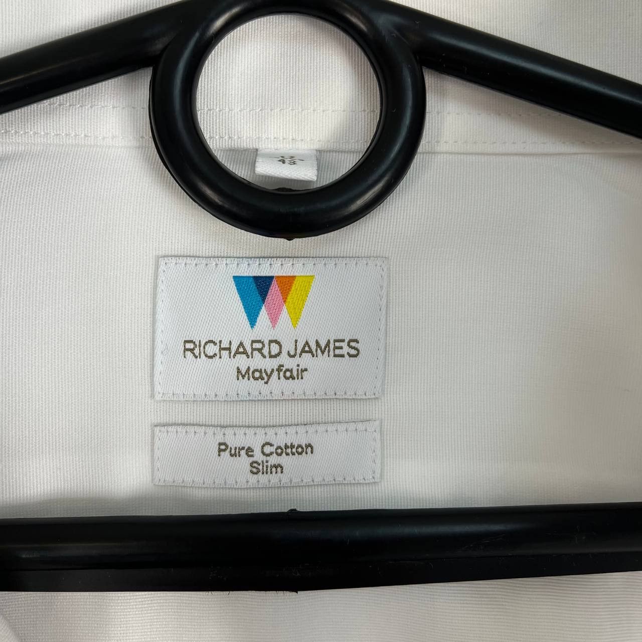 Richard James Richard James Mayfair White Shirt Cotton Slim Fit Size M Size US M / EU 48-50 / 2 - 3 Thumbnail