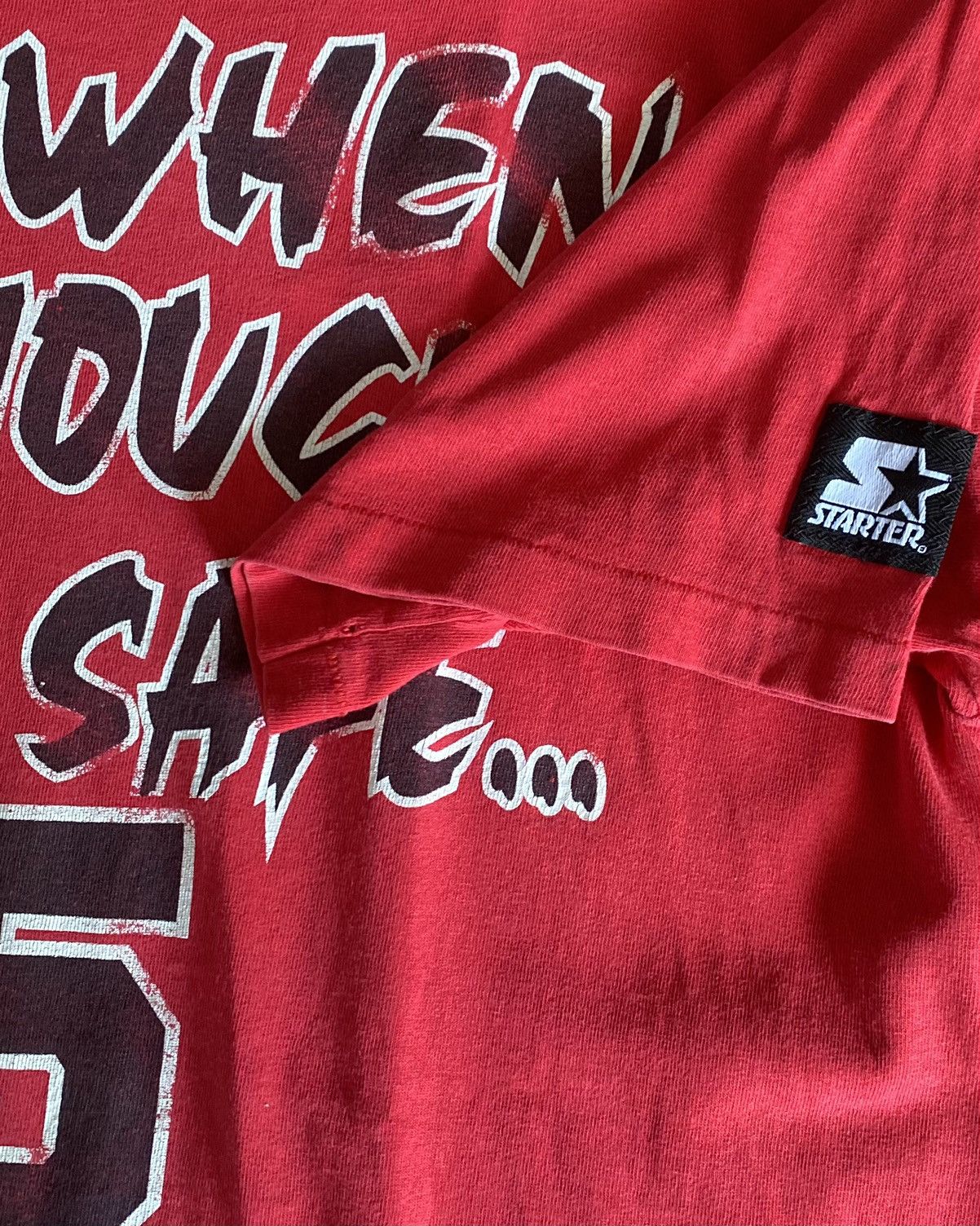 Starter T-Shirt Vintage Starter Michael Jordan 45 chicago bulls Vtg Size US XL / EU 56 / 4 - 8 Thumbnail