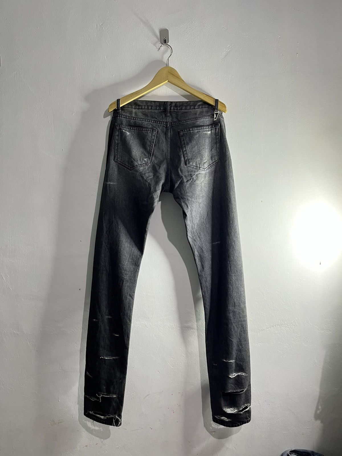 Le Grande Bleu (L.G.B.) Hedi style Undermycar Virgin Ataraxia destroyed grunge jeans Size US 30 / EU 46 - 3 Thumbnail