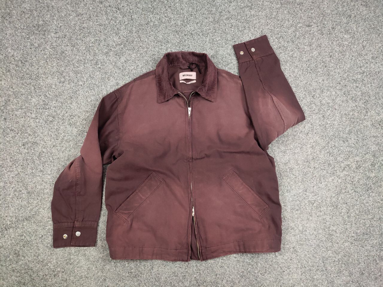 Weekday Weekday ayla twill Jacket Vintage Dark Fabric Faded Style Size US S / EU 44-46 / 1 - 14 Thumbnail