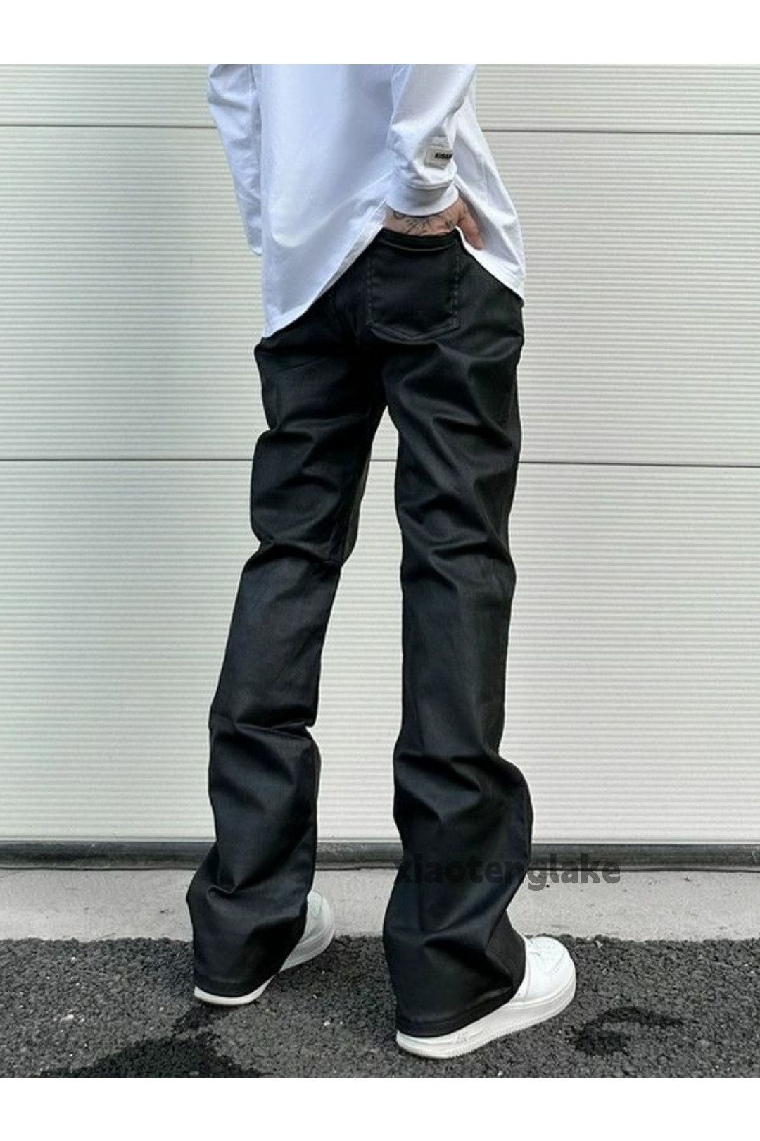 Designer × Jean × Vintage wax skate hiphop utility bootcut jeans Size US 32 / EU 48 - 3 Thumbnail
