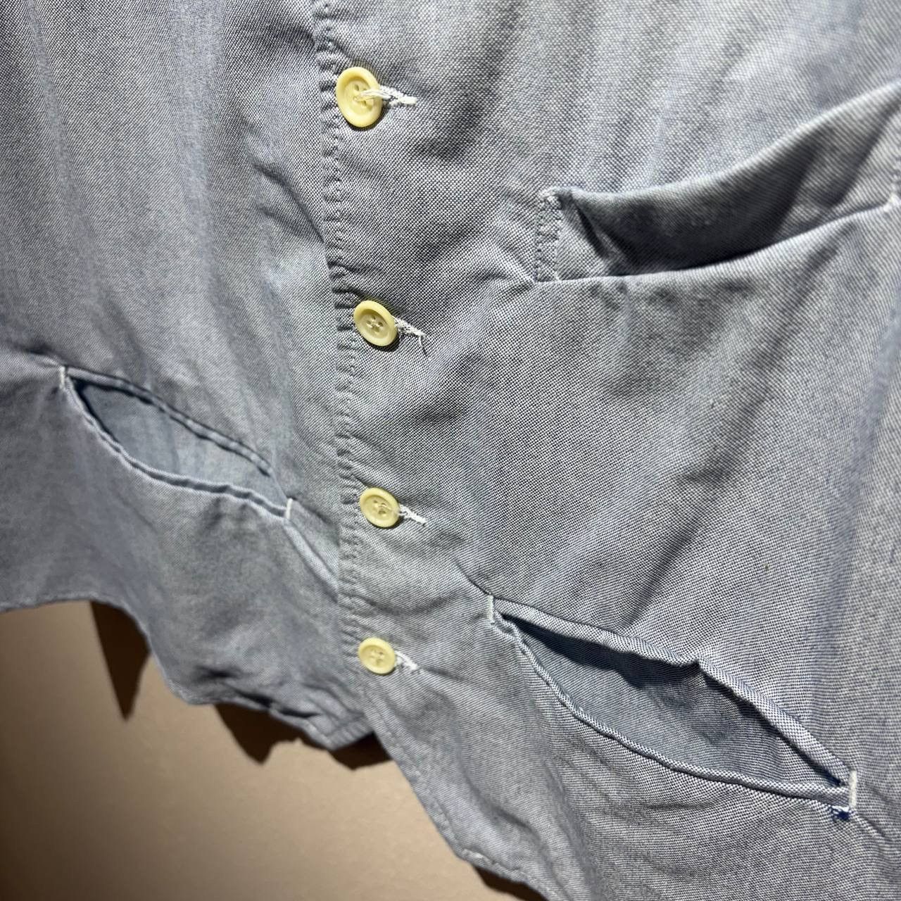 Nepenthes Nepenthes Needles Multi Pocket Blue Cotton Vest Size US M / EU 48-50 / 2 - 7 Thumbnail