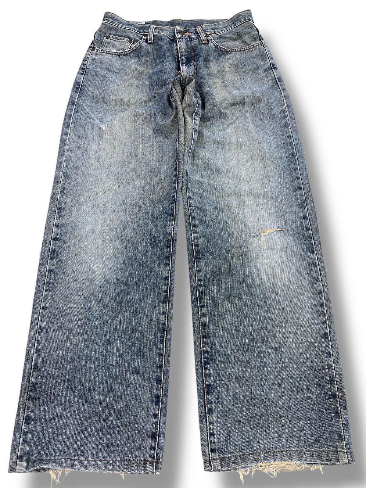 Edwin Edwin 405 Faded Blue Wash Style Loose Jeans Size US 30 / EU 46 - 1 Thumbnail