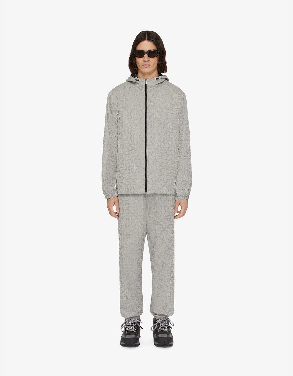 Givenchy Givenchy Grey Monogram 72 Windbreaker Size US XS / EU 42 / 0 - 2 Thumbnail
