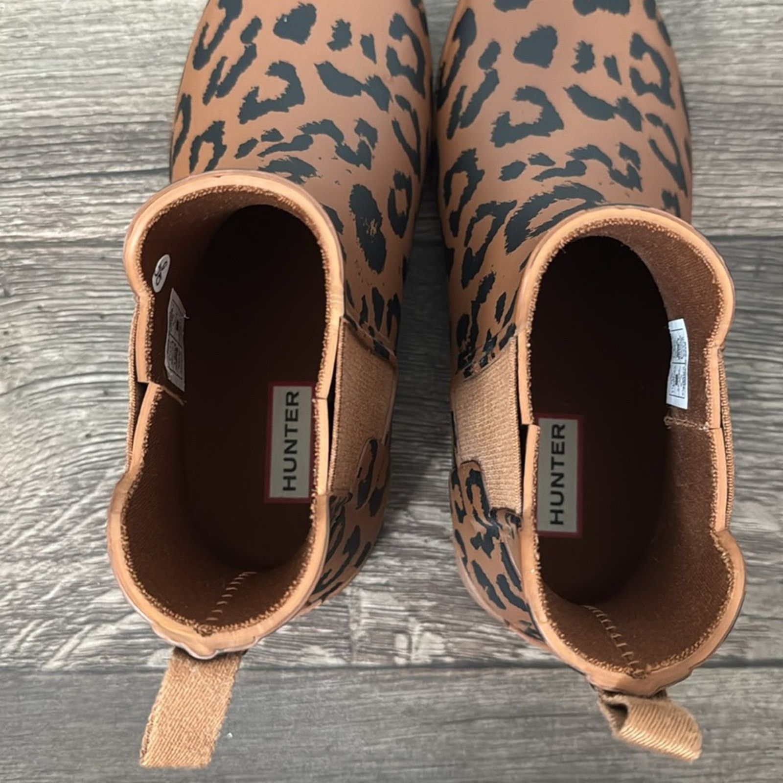 Hunter Hunter 9 Original Chelsea Rain Boots in Leopard Print Size US 9 / IT 39 - 7 Thumbnail