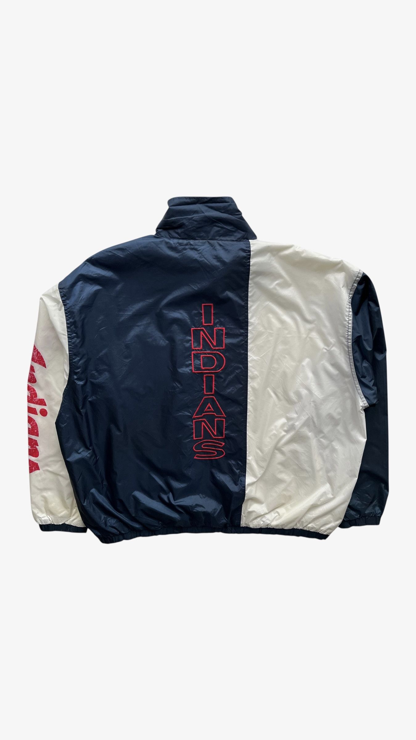 MLB Vintage 90s Fan Gear MLB Cleveland Indians Jacket Size US XL / EU 56 / 4 - 2 Thumbnail