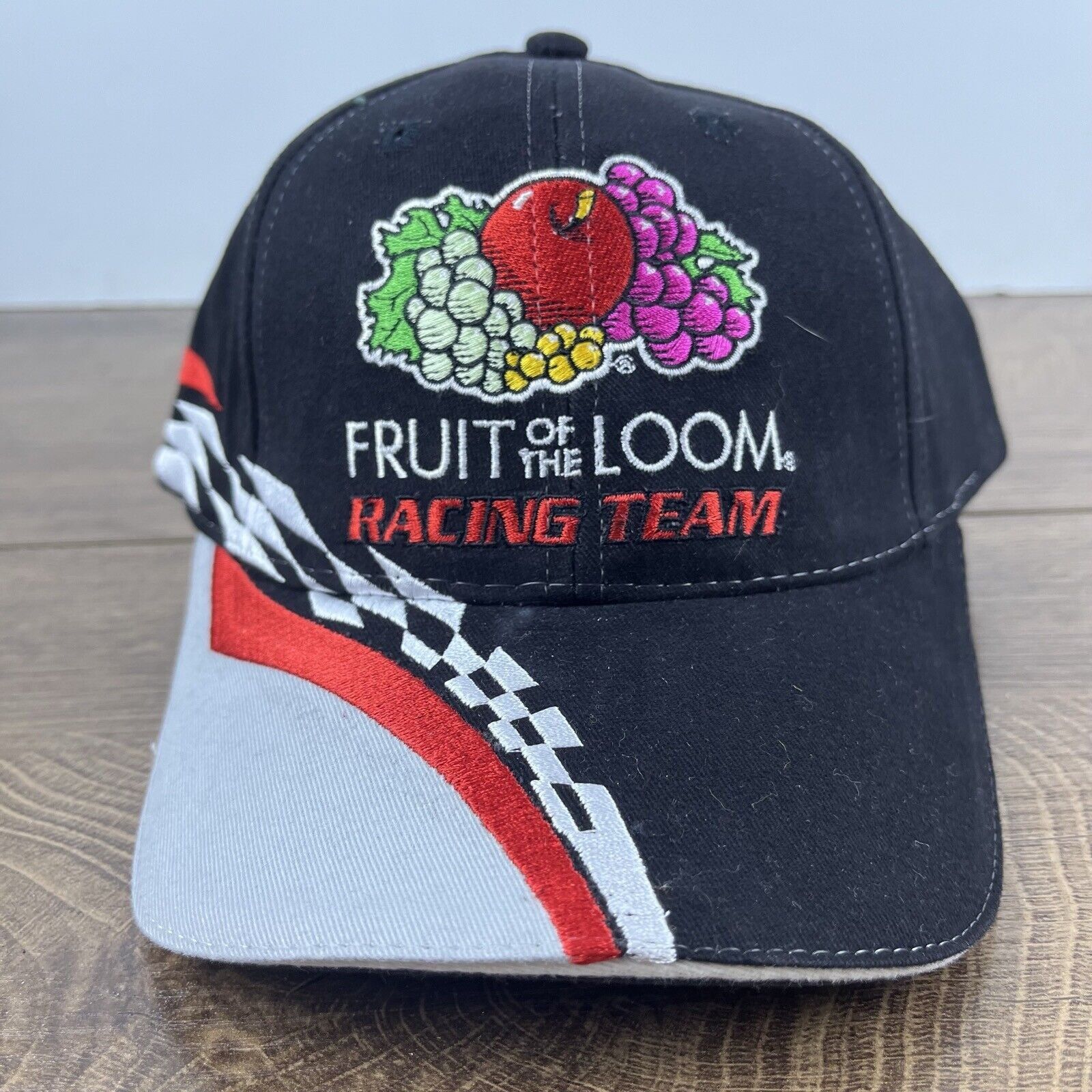 Other Fruit of the Loom Racing 55 Hat Black Cap Hat Adjustable Bla Size ONE SIZE - 2 Thumbnail