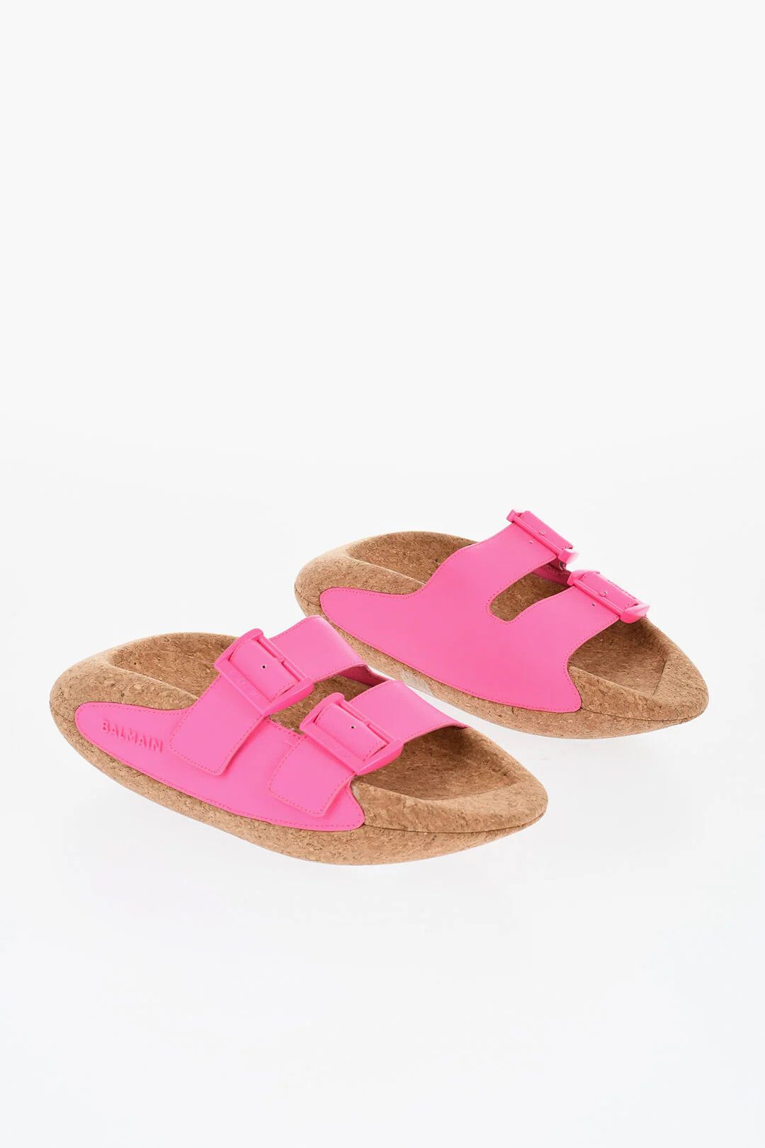 Balmain og1mm0326 Leather Sandals in Pink Size US 6 / IT 36 - 2 Thumbnail