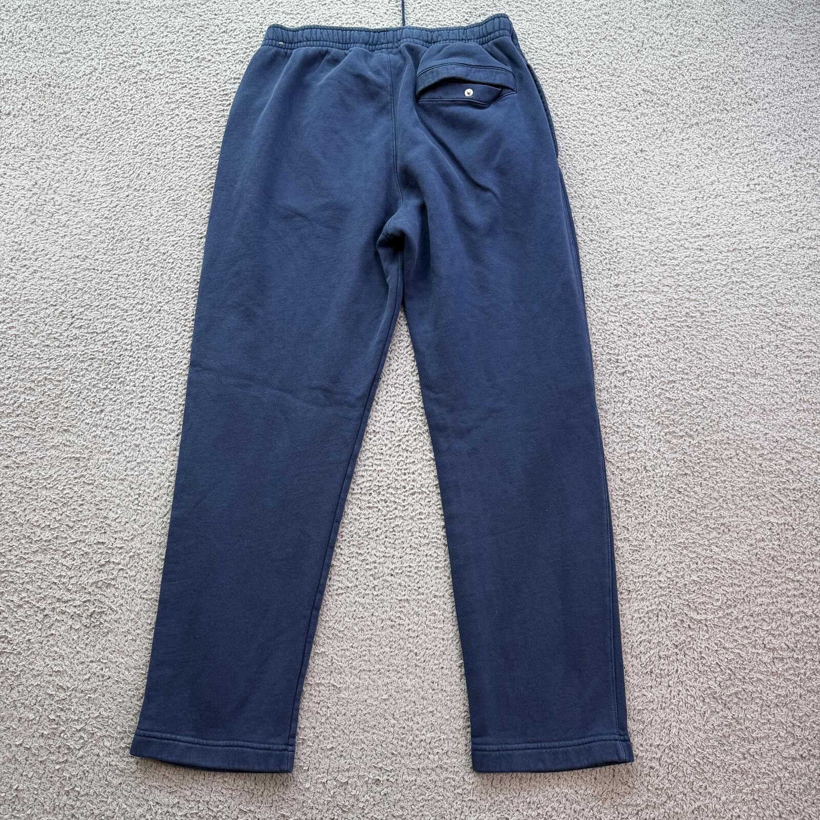 Nike Nike Mini Swoosh Fleece Sweatpants Navy Baggy Joggers Mens M Size US 32 / EU 48 - 2 Thumbnail