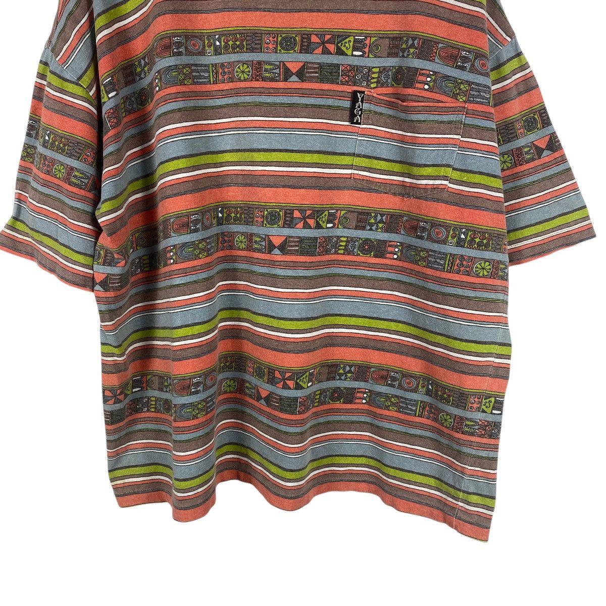 Vintage Vintage 90’s YAGA Full Print Tee Size US XL / EU 56 / 4 - 4 Thumbnail