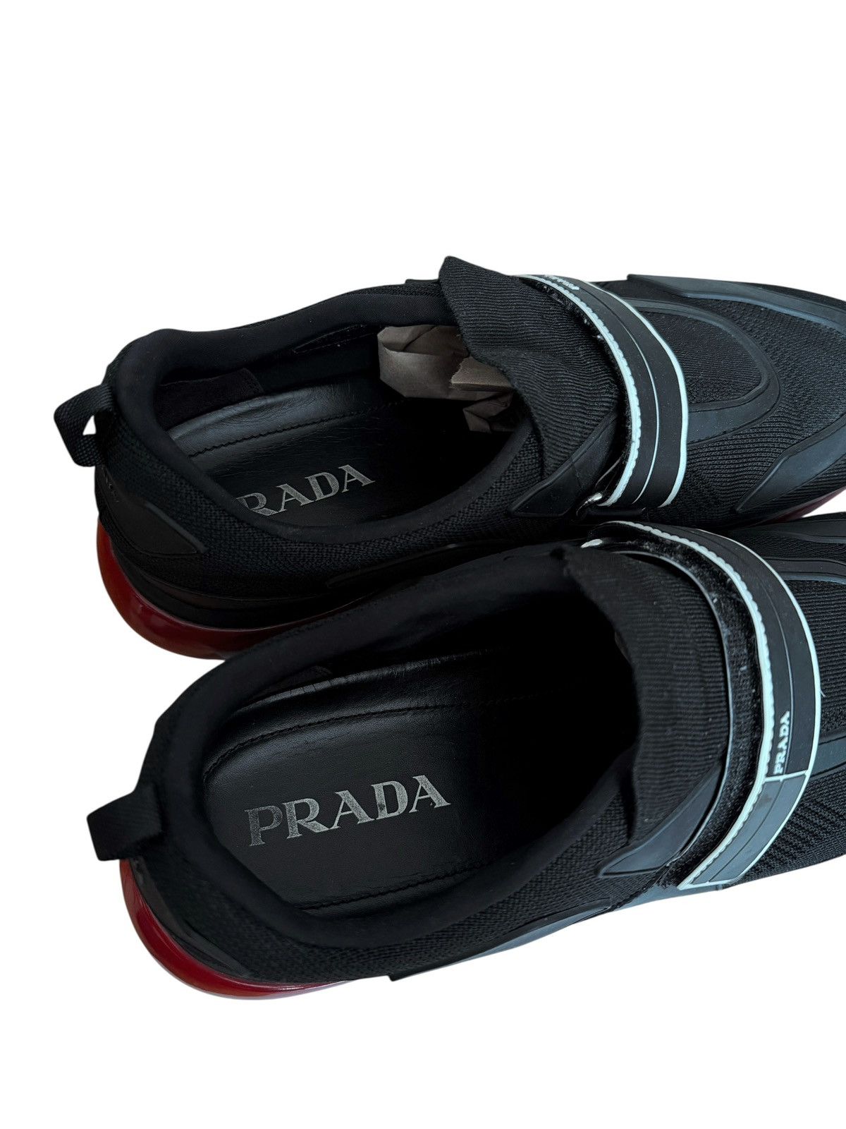 Prada Cloudbust Black Red Bottom Soul Size US 12 / EU 45 - 7 Thumbnail