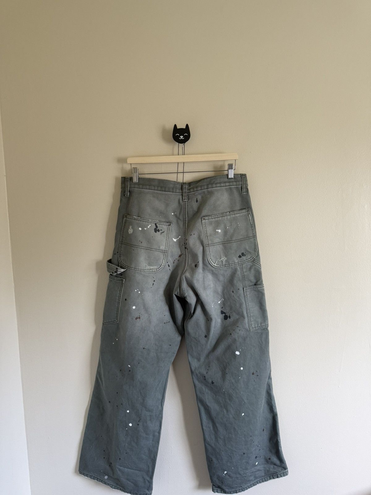 Vintage UNDS ONLINE Olive Canvas Doubleknees Size 32 Size US 32 / EU 48 - 5 Thumbnail