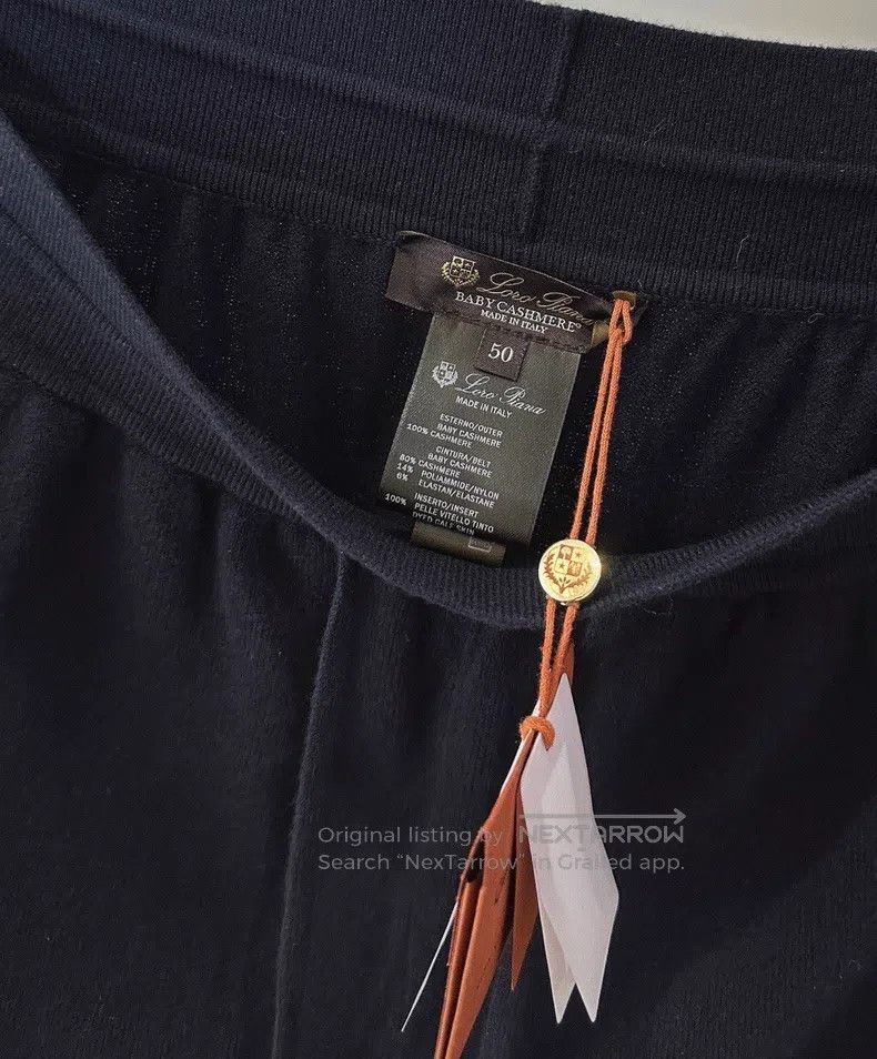 Loro Piana Loro Piana Merano Baby Cashmere Sweatpants Size US 34 / EU 50 - 6 Thumbnail