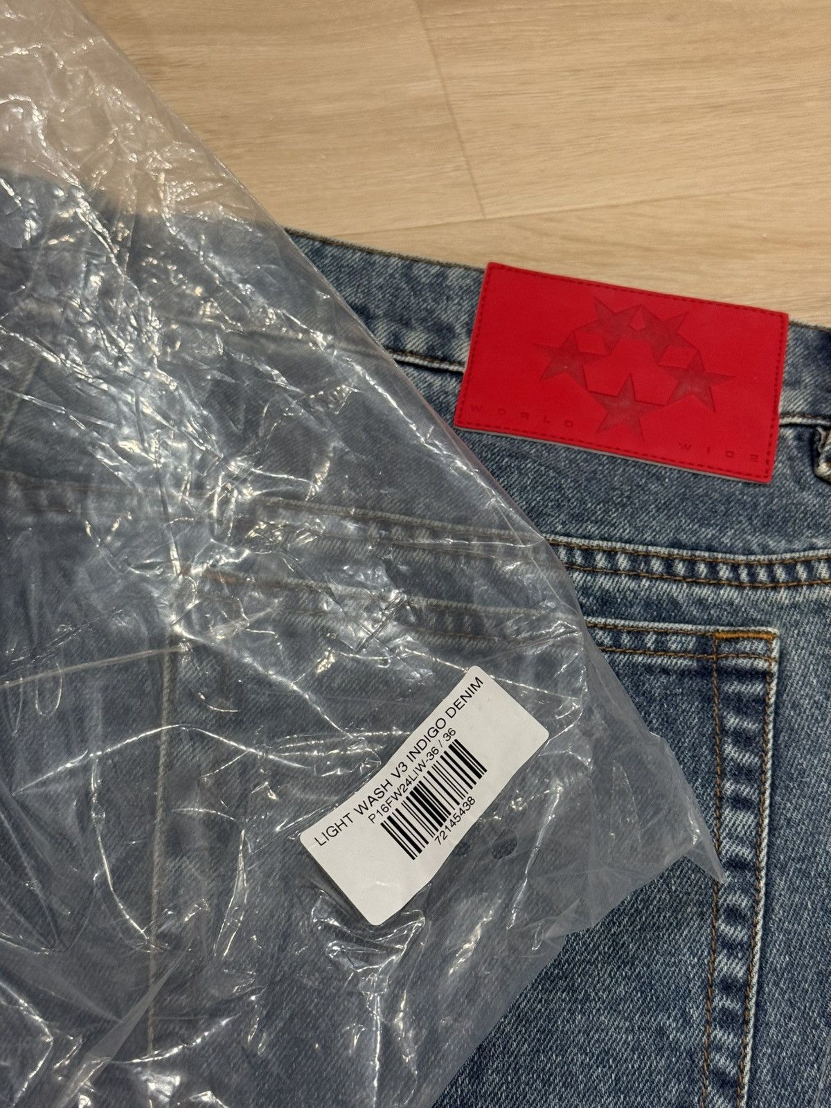Sp5der Sp5der Worldwide v3 Indigo Denim Jeans Size US 36 / EU 52 - 2 Thumbnail