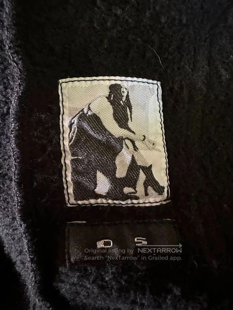 Rick Owens Rick Owens leather sleeve wizard hoodie . Size US S / EU 44-46 / 1 - 6 Thumbnail