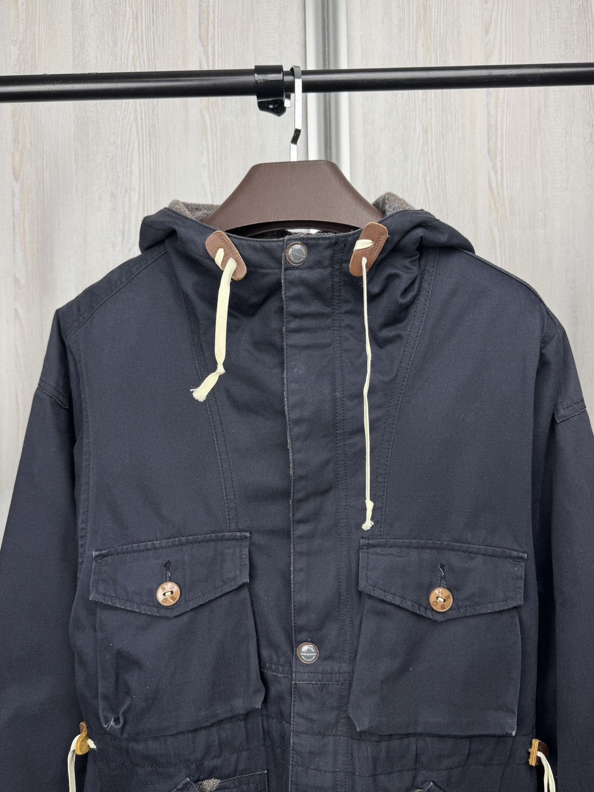 Garbstore Garbstore Hooded Mountain navy blue cotton parka jacket Size US S / EU 44-46 / 1 - 3 Thumbnail
