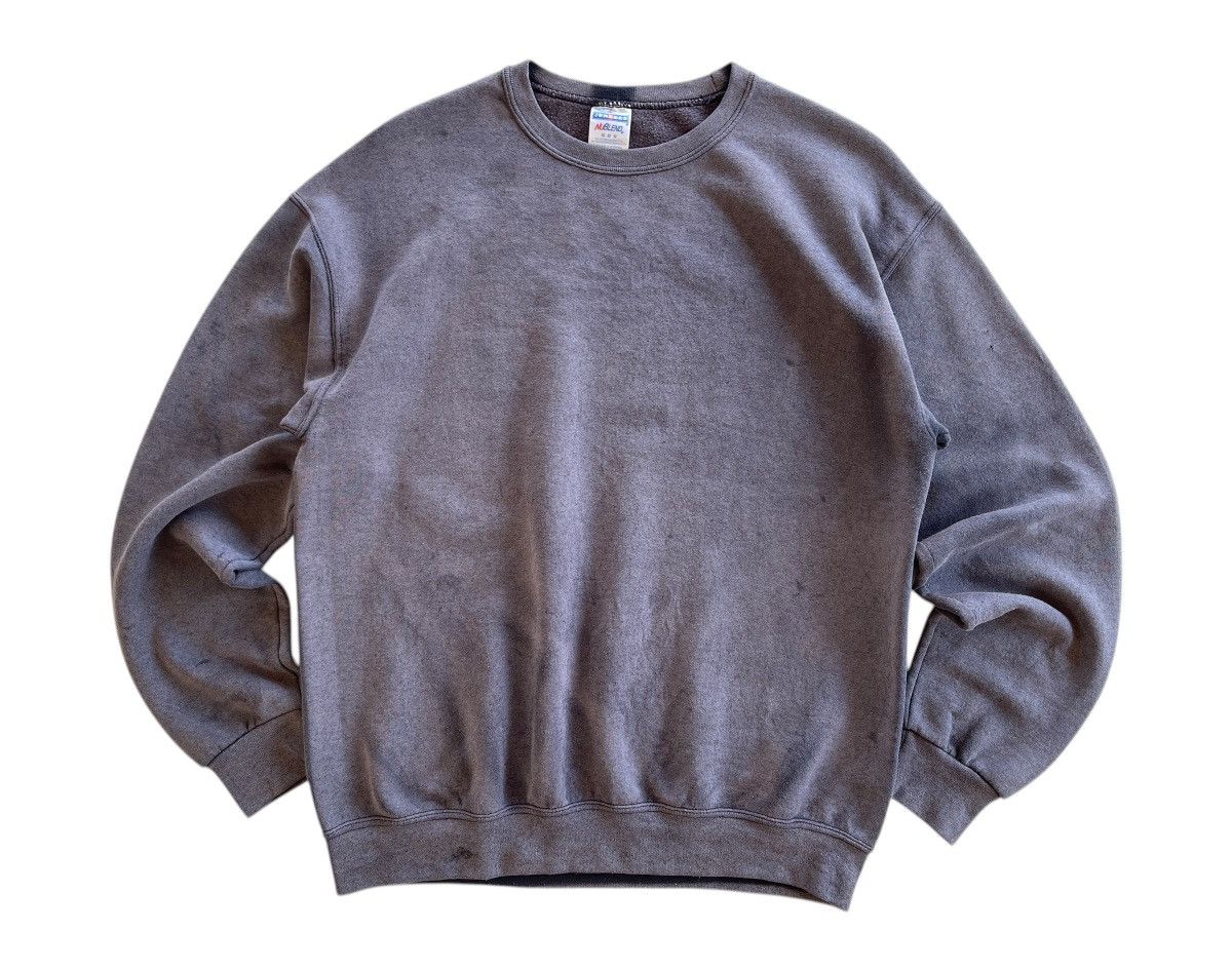 Vintage 90s Sunfaded Crewneck Sweatshirt Size US M / EU 48-50 / 2 - 3 Thumbnail