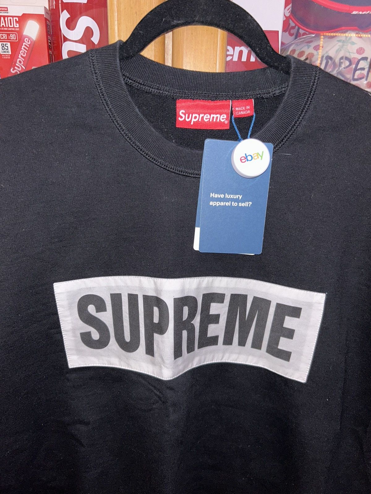Supreme Supreme Marathon Crewneck SS14 Sweater size Large NEW Size US L / EU 52-54 / 3 - 2 Thumbnail