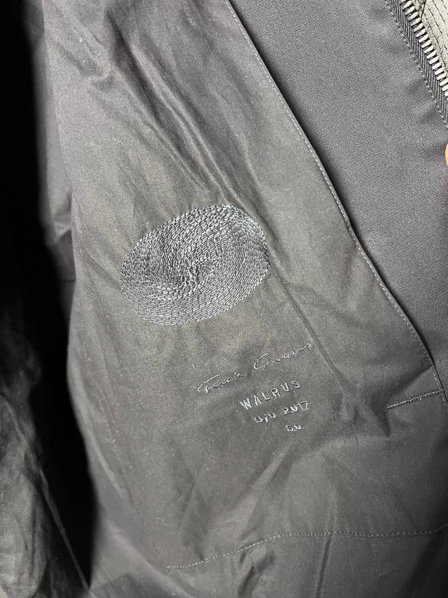 Rick Owens Rick Owens 17ss Stand Collar Admin Jacket 50 (Oversized) Size US M / EU 48-50 / 2 - 6 Thumbnail