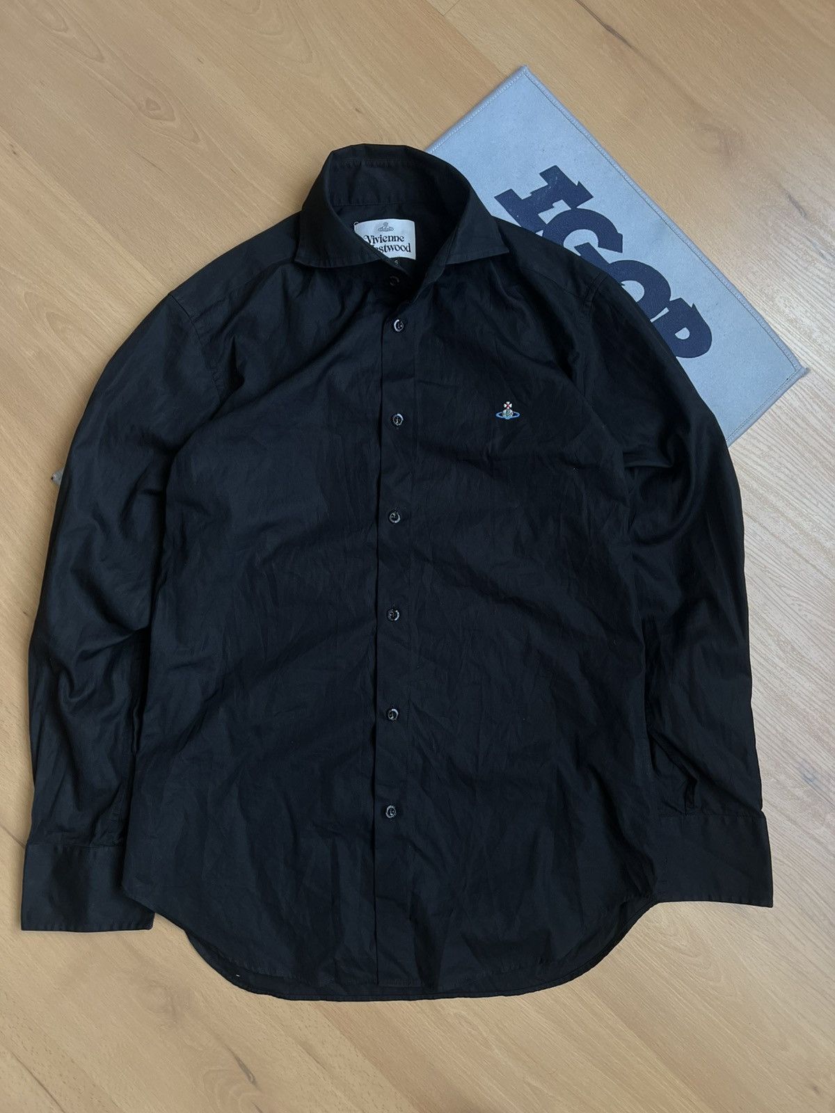 Vivienne Westwood Vivienne Westwood Black Button-Up Shirt Size US M / EU 48-50 / 2 - 1 Thumbnail