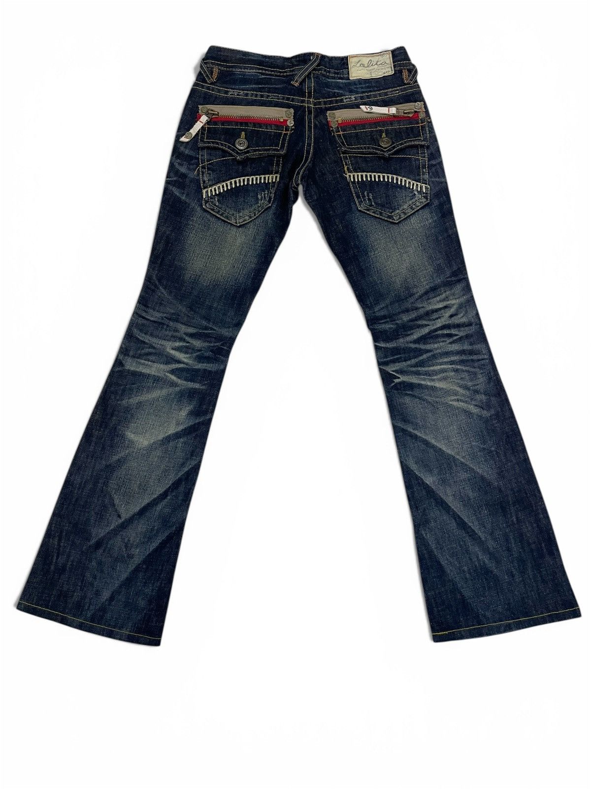 Tornado Mart Vintage Lolita Club By Concert Club Bootcut Denim Jeans Size US 30 / EU 46 - 2 Thumbnail
