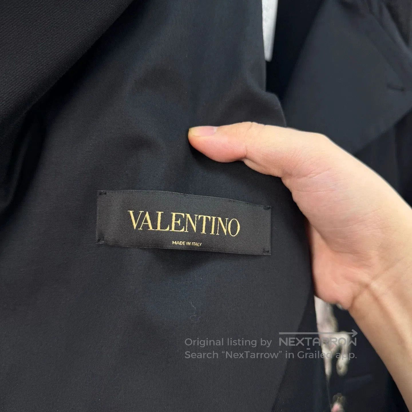 Valentino Valentino Gold Thread Embroidered Coat. Size US M / EU 48-50 / 2 - 5 Thumbnail