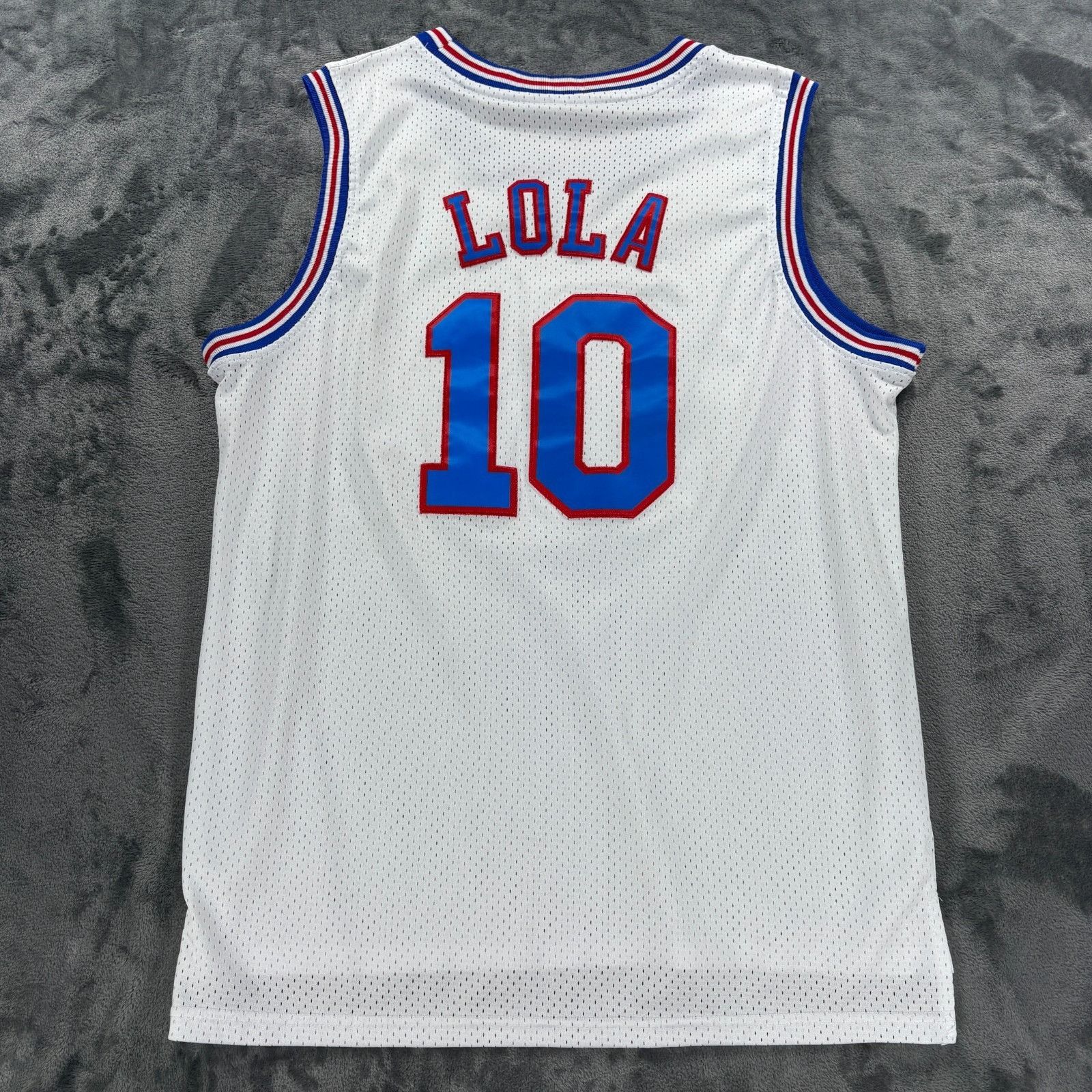 Other Space Jam Tune Squad Lola 10 Jersey Mens L White Movie Jorda Size US L / EU 52-54 / 3 - 2 Thumbnail