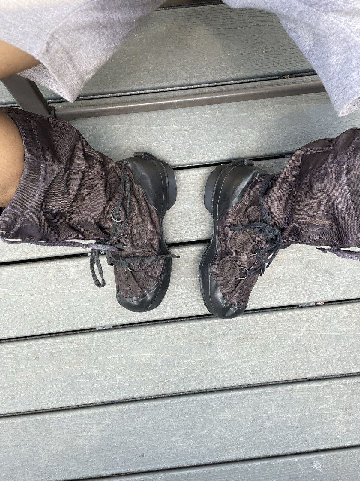 Vintage 1980s Black Muk Boots Size US 11 / EU 44 - 3 Thumbnail