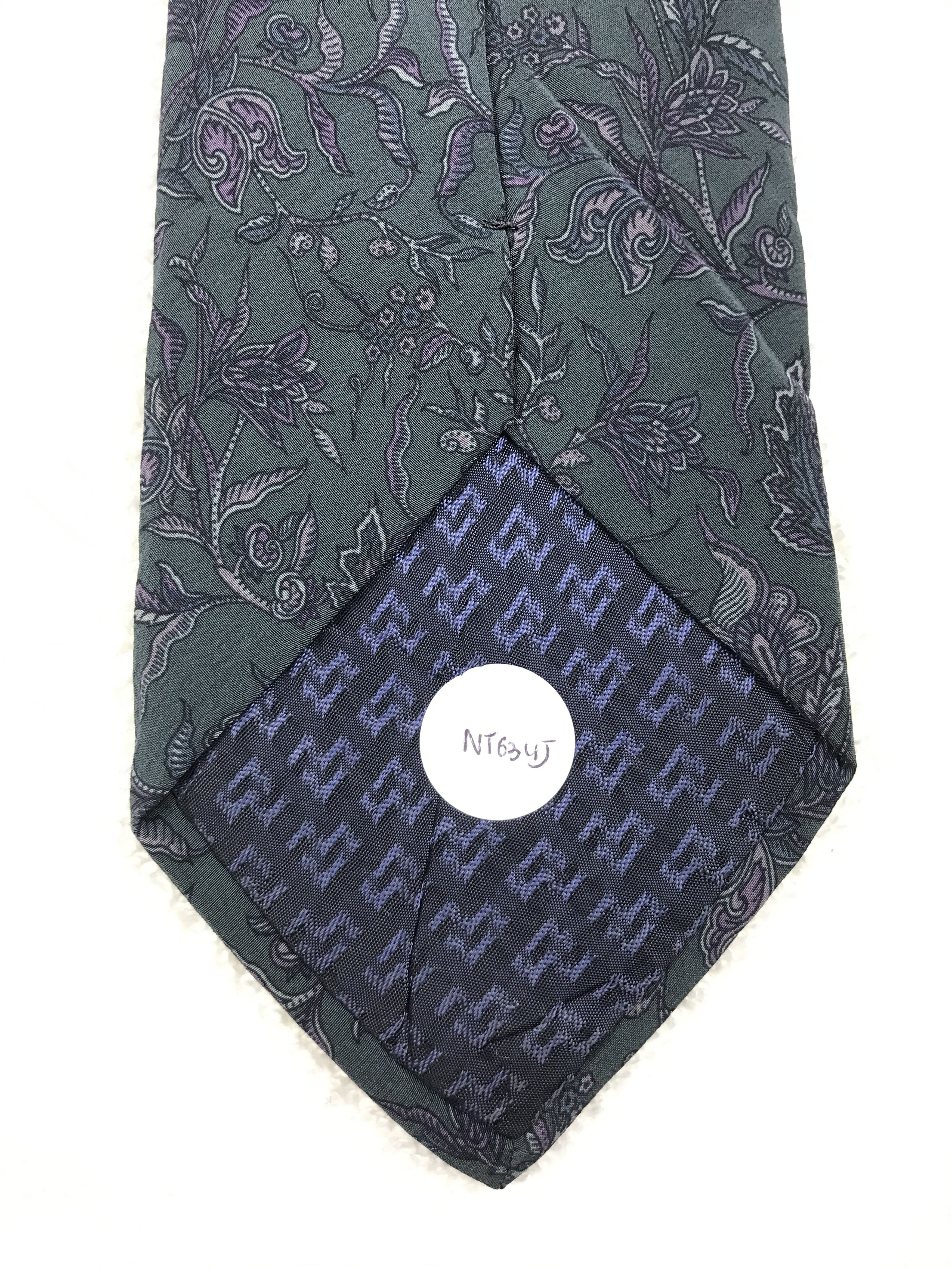 Mario Valentino × Vintage Vintage Mario Valentino Silk Necktie Size ONE SIZE - 9 Thumbnail