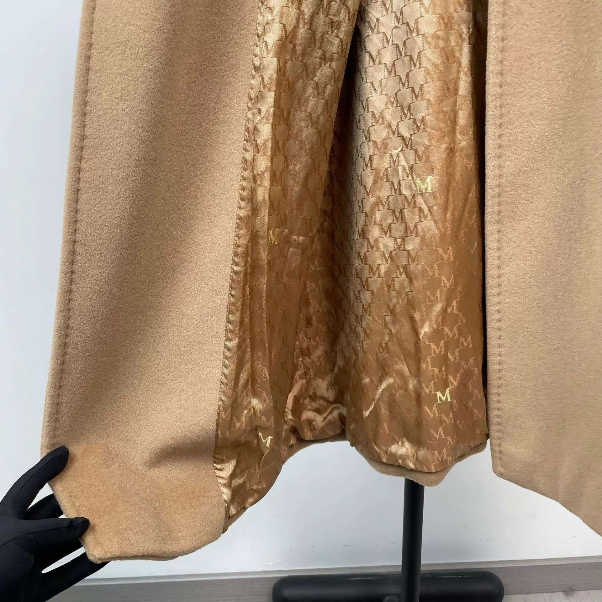 Max Mara MaxMara long cashmere coat khaki 34 Size XS / US 0-2 / IT 36-38 - 8 Thumbnail