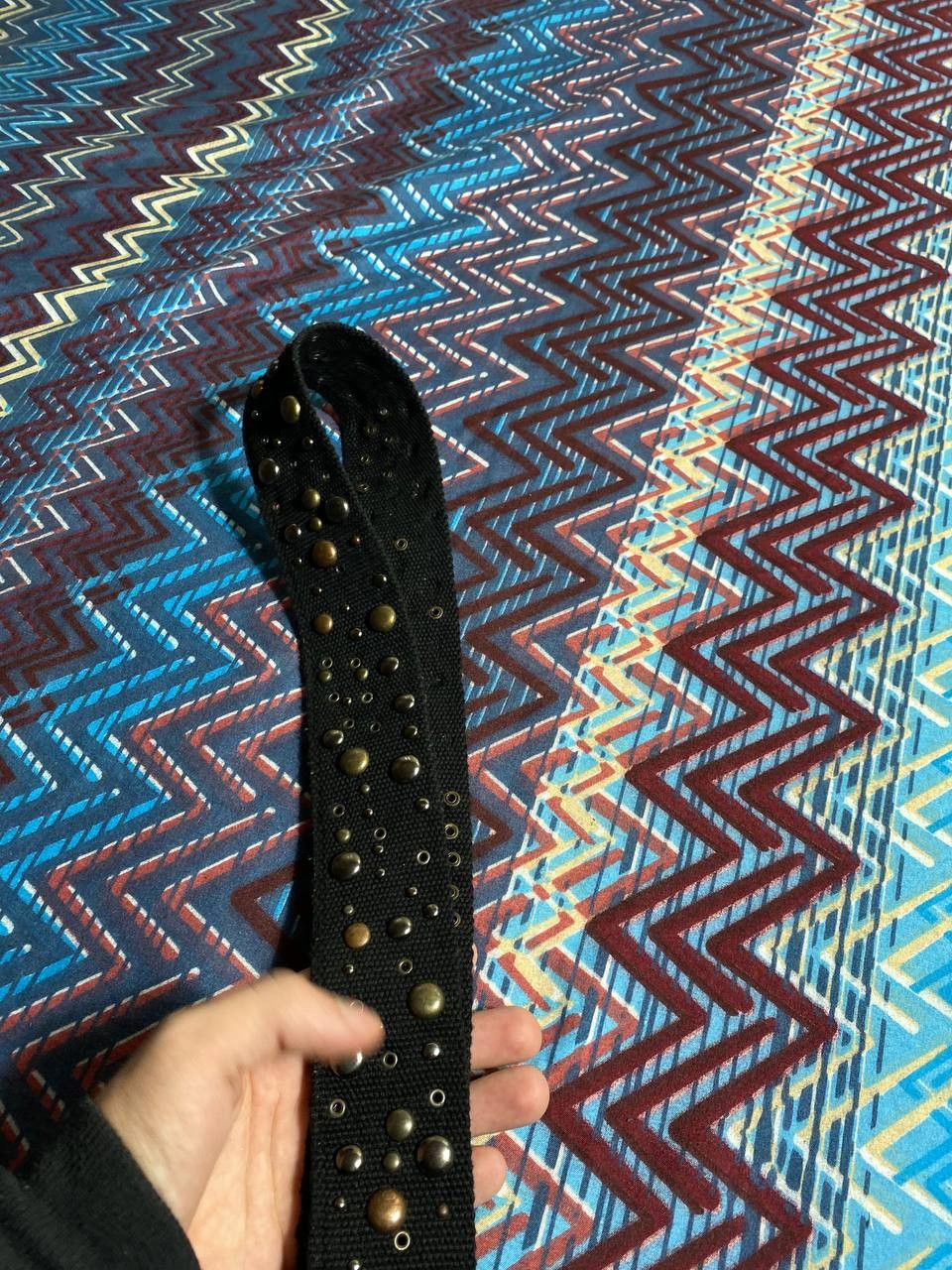Japanese Brand × Vintage Vintage Y2K studded leather belt BB Simon style Size ONE SIZE - 9 Thumbnail