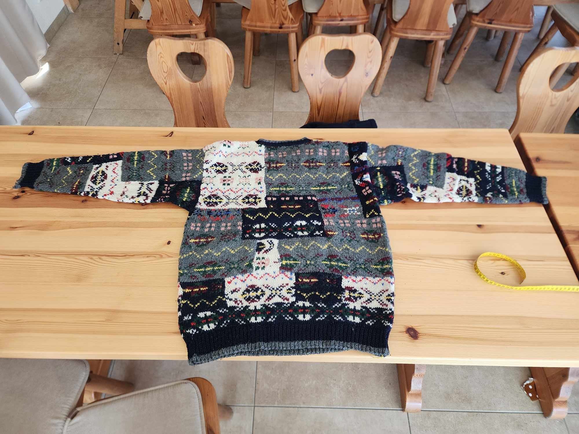 Other Vintage Fox Hound Knit Sweater – Gray Cotton, Size 5 (XL) Size US XL / EU 56 / 4 - 2 Thumbnail