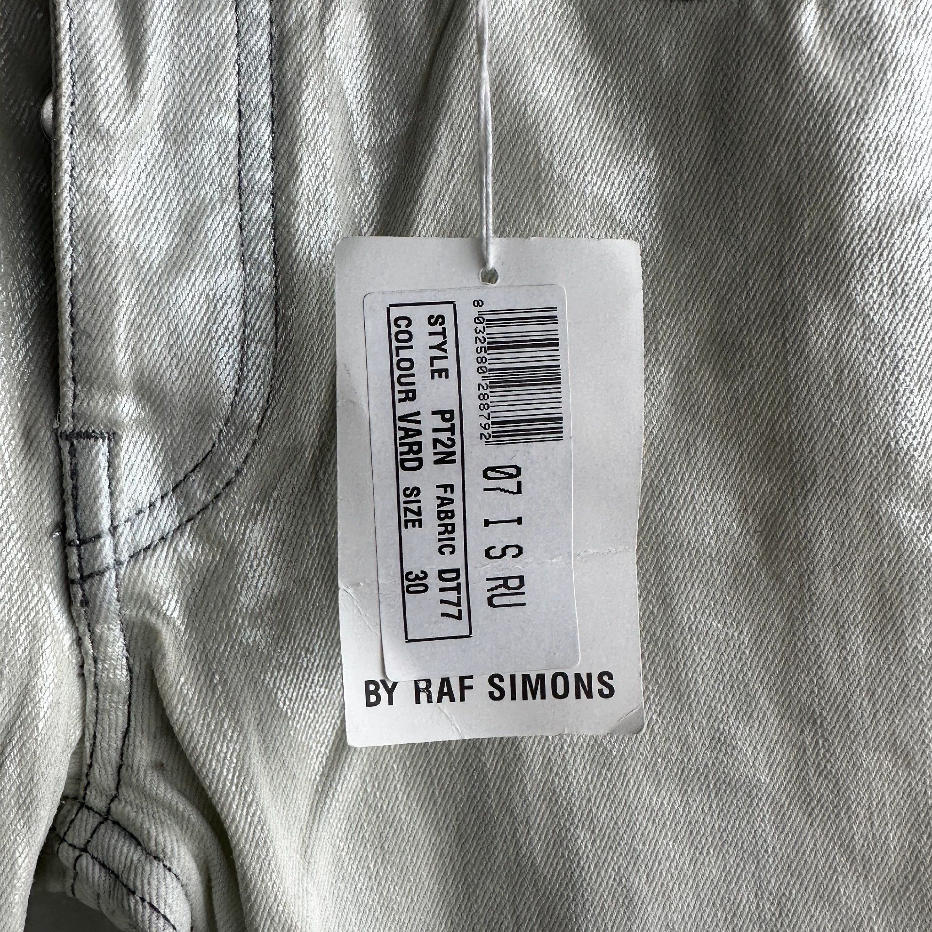 Raf by Raf Simons Raf by Raf Simons 2007ss brushed-leather jeans Size US 30 / EU 46 - 4 Thumbnail